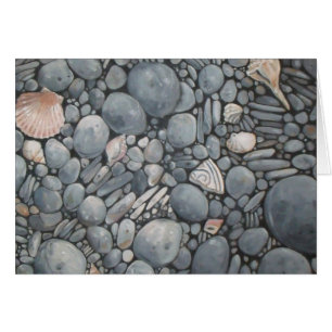 Beach Stones Shells Pebbles Rocks Painting Art