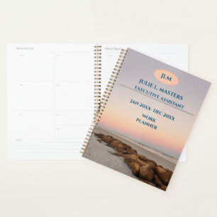 Beach Stones Work Corporate Business Executive  Planner