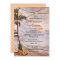 Beach String Lights Post Wedding Party Invitation