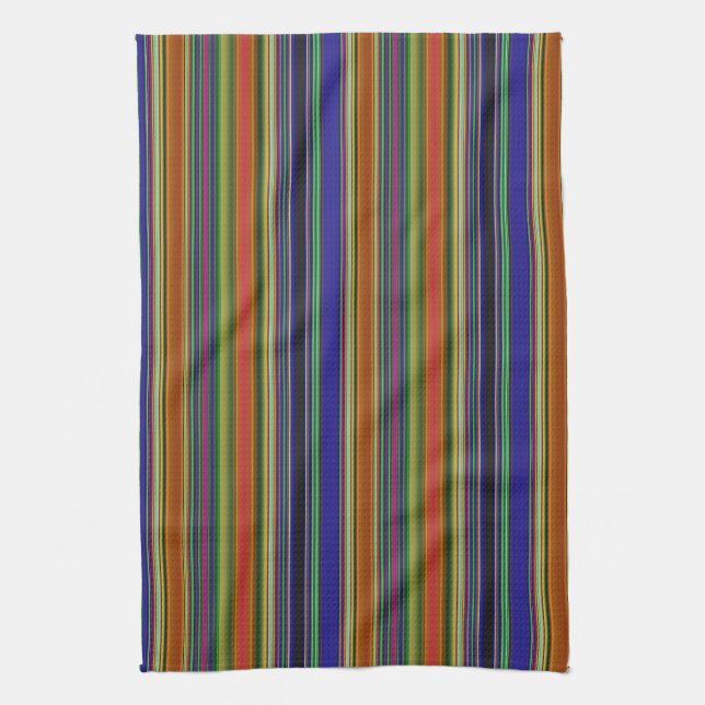 Beach Stripes Tea Towel (Vertical)