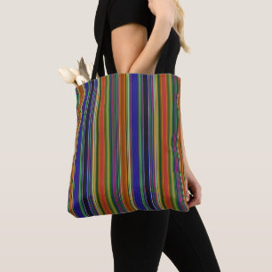 Beach Stripes Tote Bag