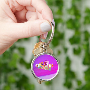 Beach Style Retro Vacay Mode  Key Ring