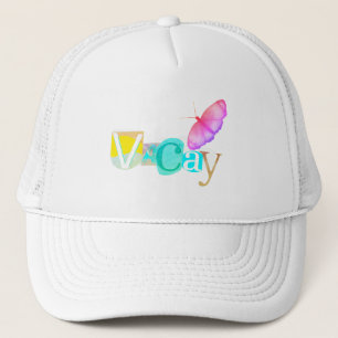 Beach Style Retro Vacay Mode  Trucker Hat
