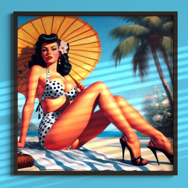 Beach Summer Classic Pin Up Poster (Creator Uploaded)