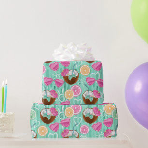 Beach Summer Pattern Wrapping Paper