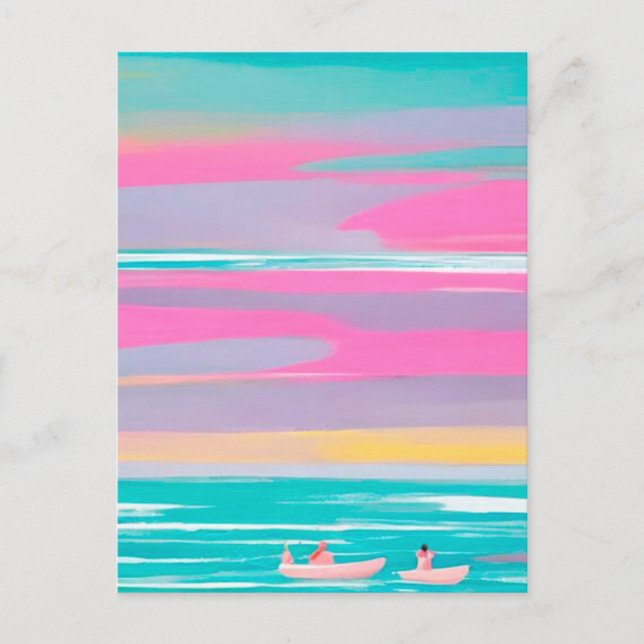 Beach summer postcard (Front)