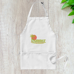Beach Summer Sun And Tree Standard Apron