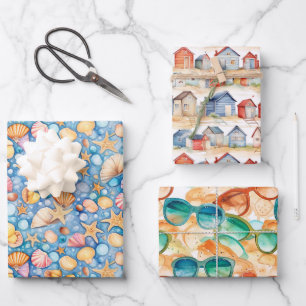 Beach Summer wrapping paper
