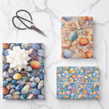 Beach Summer wrapping paper