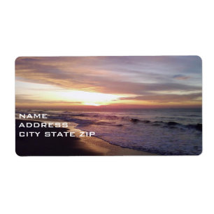 ****BEACH SUNRISE**** ADDRESS LABEL