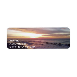 ****BEACH SUNRISE**** ADDRESS LABEL