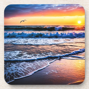Beach Sunrise Coaster