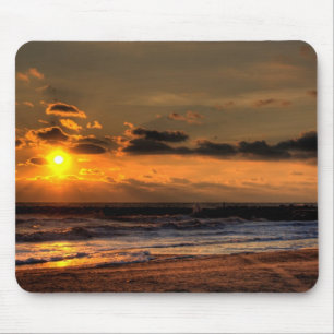 Beach Sunrise Mouse Mat