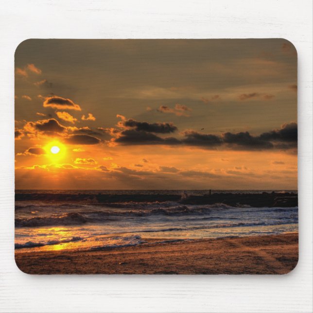 Beach Sunrise Mouse Mat (Front)