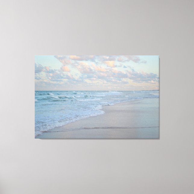 Beach Sunrise Over Calm Water Artistic Art Print (Front)