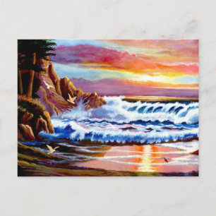 Beach Sunrise Postcard
