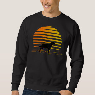 Beach Sunset And Rottweiler Dog Sweatshirt