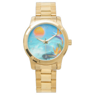 BEACH SUNSET Birds of Paradise Watch