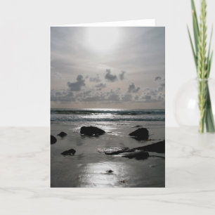 Beach Sunset Card