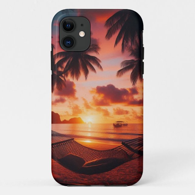 Beach Sunset Case-Mate iPhone Case (Back)