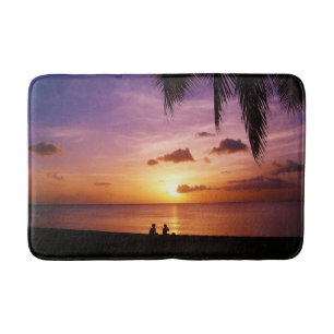 Beach Sunset Custom Personalise DIY Project Home Bath Mat