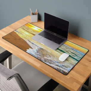 Beach Sunset Desk Mat