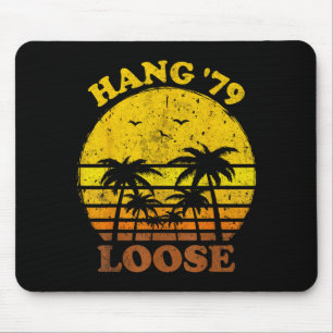 Beach Sunset Hang Loose Summer Surfing Retro Mouse Mat