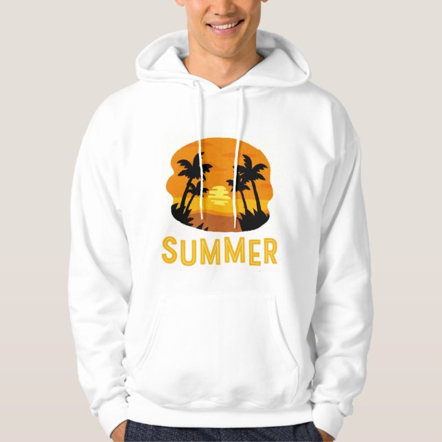 Beach sunset hoodie  (Front)