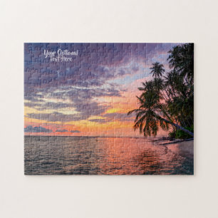 Beach Sunset Jigsaw Puzzle