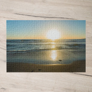 Beach Sunset Jigsaw Puzzle