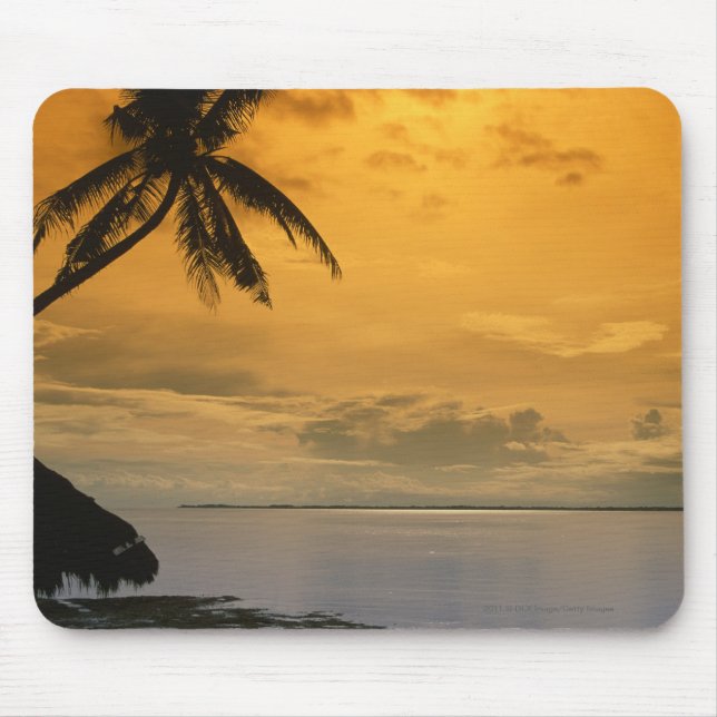 Beach sunset mouse mat (Front)