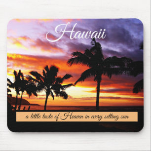 Beach sunset mouse mat