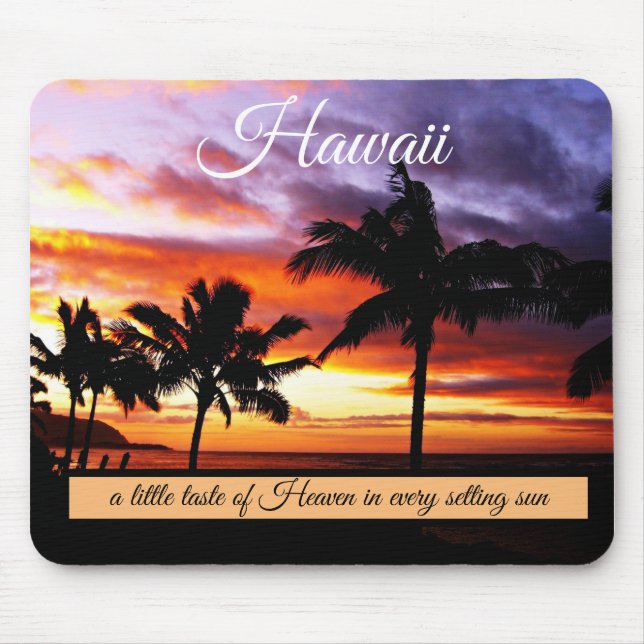 Beach sunset mouse mat (Front)
