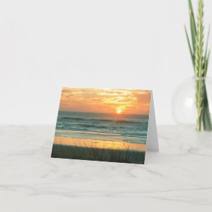 Beach Sunset Notecard