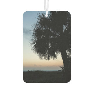 Beach Sunset Palm Tree Car Air Freshener