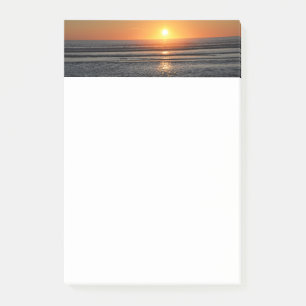 Beach Sunset Photo Stationery 4x6 Post-it Notes