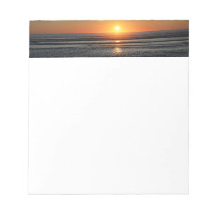 Beach Sunset Photo Stationery Paper Notepad