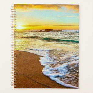 Beach Sunset  Planner