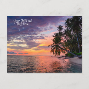 Beach Sunset postcard