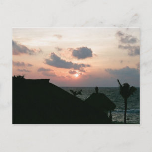Beach Sunset Postcard