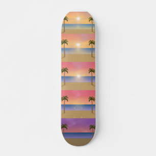 Beach Sunset Sequence: Custom Skateboard