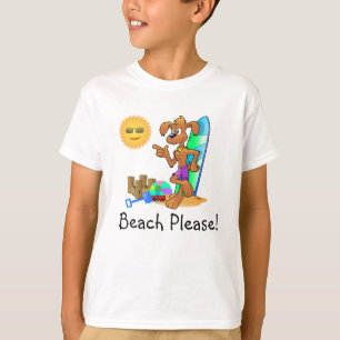 Beach surf dog on the beach T-Shirt