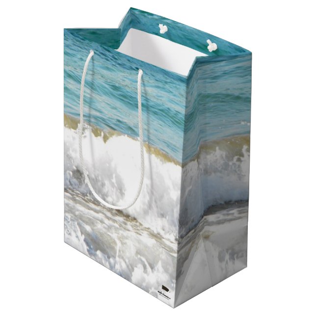 Beach Surf Medium Gift Bag (Back Angled)