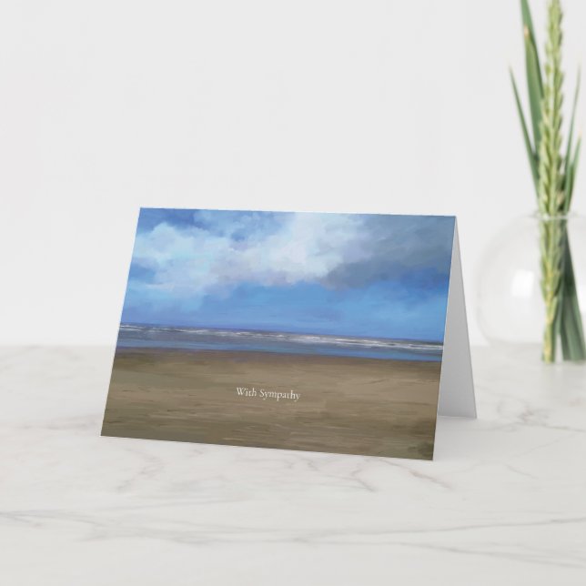 Beach Sympathy Card (Front)