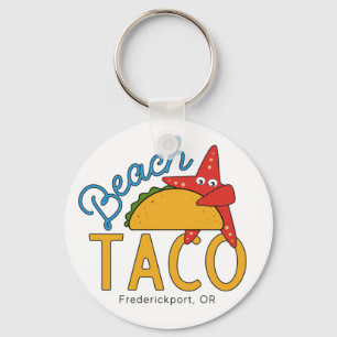 Beach Taco Key Chain