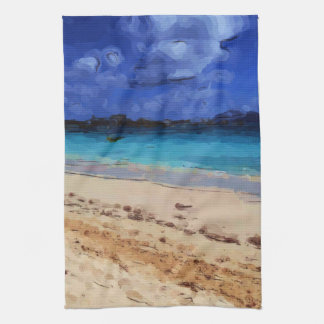 Beach tea towel