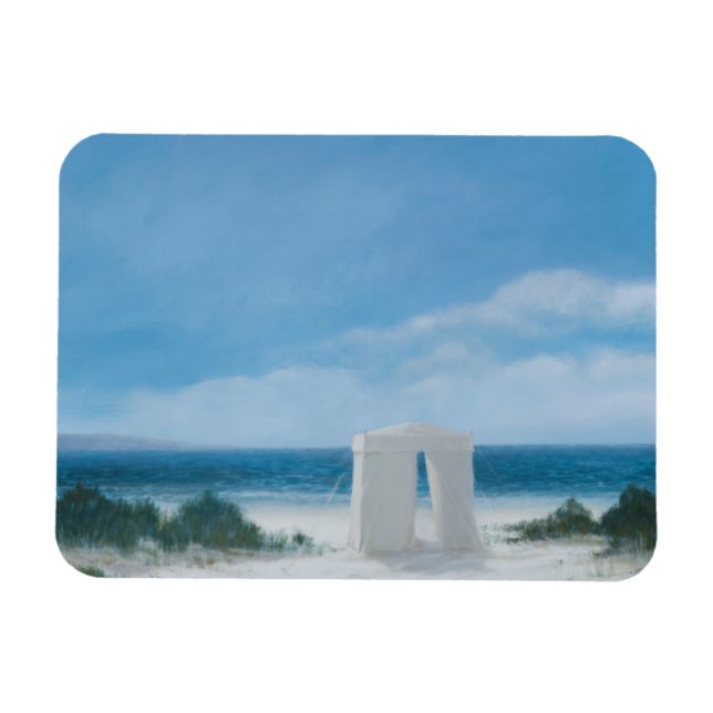 Beach Tent 2012 Magnet (Horizontal)