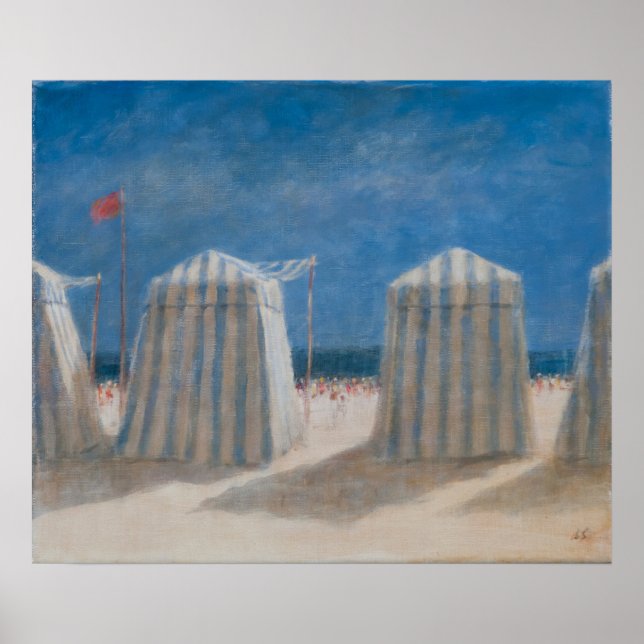 Beach Tents Brittany 2012 Poster (Front)