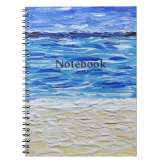 Beach Texture Art Print Notebook