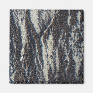 beach textures with seaweed magnet